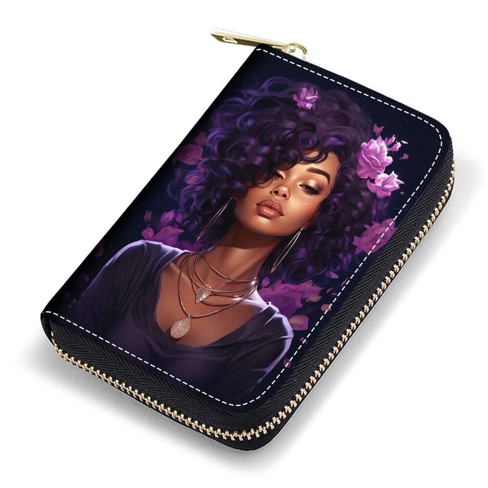 3703 Credit Card Holder, RFID Blocking Small Leather Card Wallet , Credit